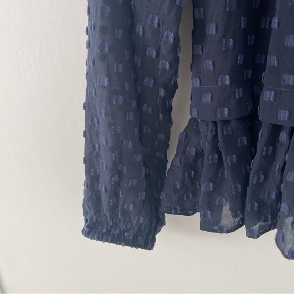 Rebecca Taylor Box Clip Silk Voile Blouse - Picture 5 of 9